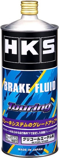 HKS Touring Brake Fluid 1 Litre, Dry Boiling Point 272℃, Wet Boiling Point 182℃
