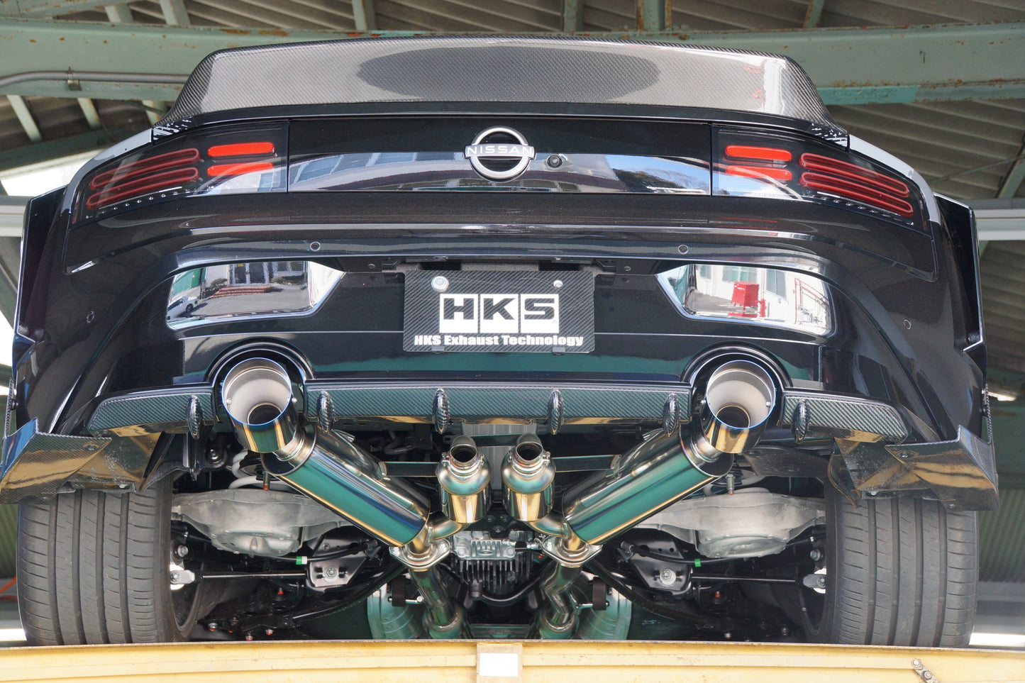 HKS Full Dual Muffler Catback Exhaust System Suit Nissan 400Z Z34 VR30DDTT
