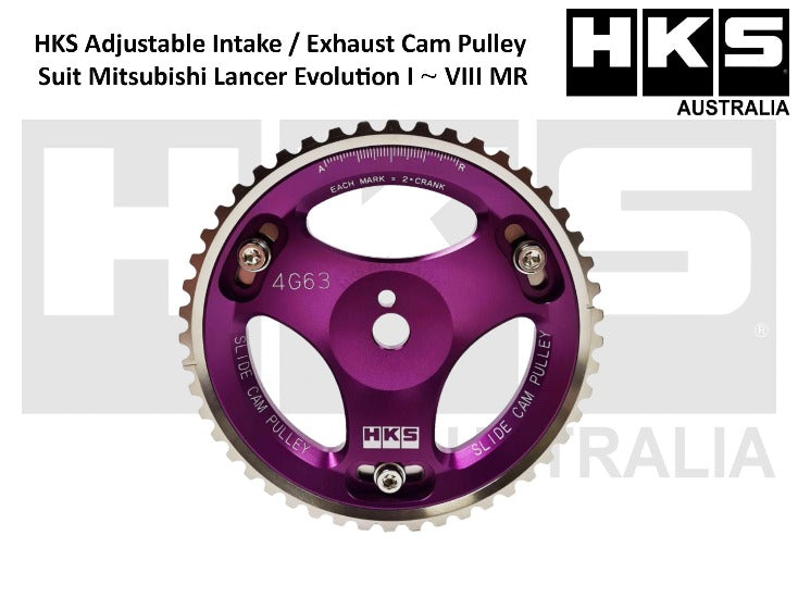 HKS Adjustable Intake / Exhaust Cam Pulley Suit Mitsubishi Lancer Evolution I~VIII MR