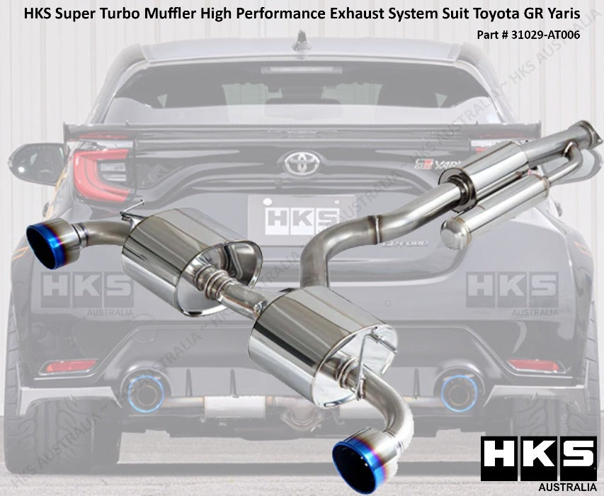 HKS Super Turbo Muffler High Performance Exhaust System Suit Toyota GR Yaris