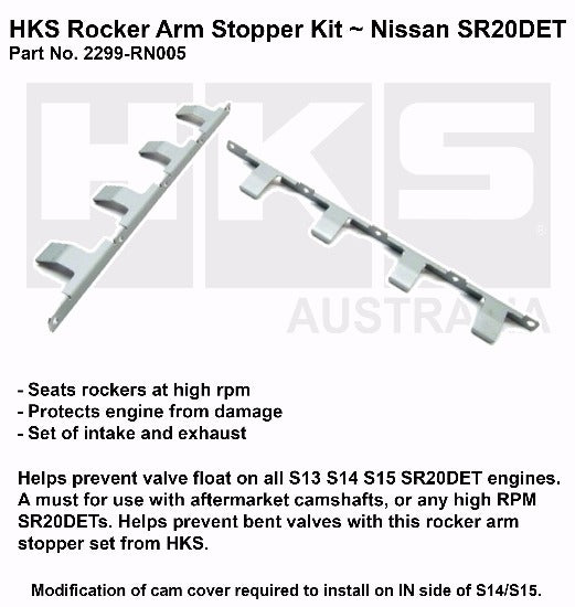 S15 Rocker Cover HKS Rocker Arm Stopper Kit ~ Nissan SR20 S13 S14 S15 SR20DET engines ...